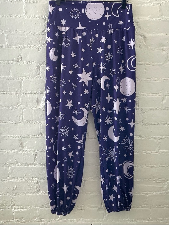 Beyond This Plane Pants - Beyond This Plane Celestial Print Balloon Pants Size Medium
